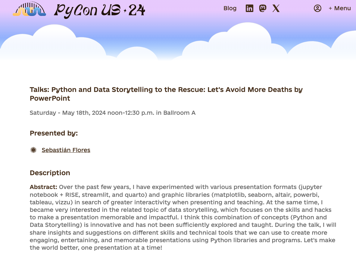 Python and Data Storytelling to the rescue: let's prevent more deaths by PowerPoint